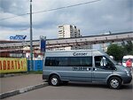 Бесплатный автобус Genser в пункт аренды автомобилей АрендаАвто-блш на ул.Добролюбова
